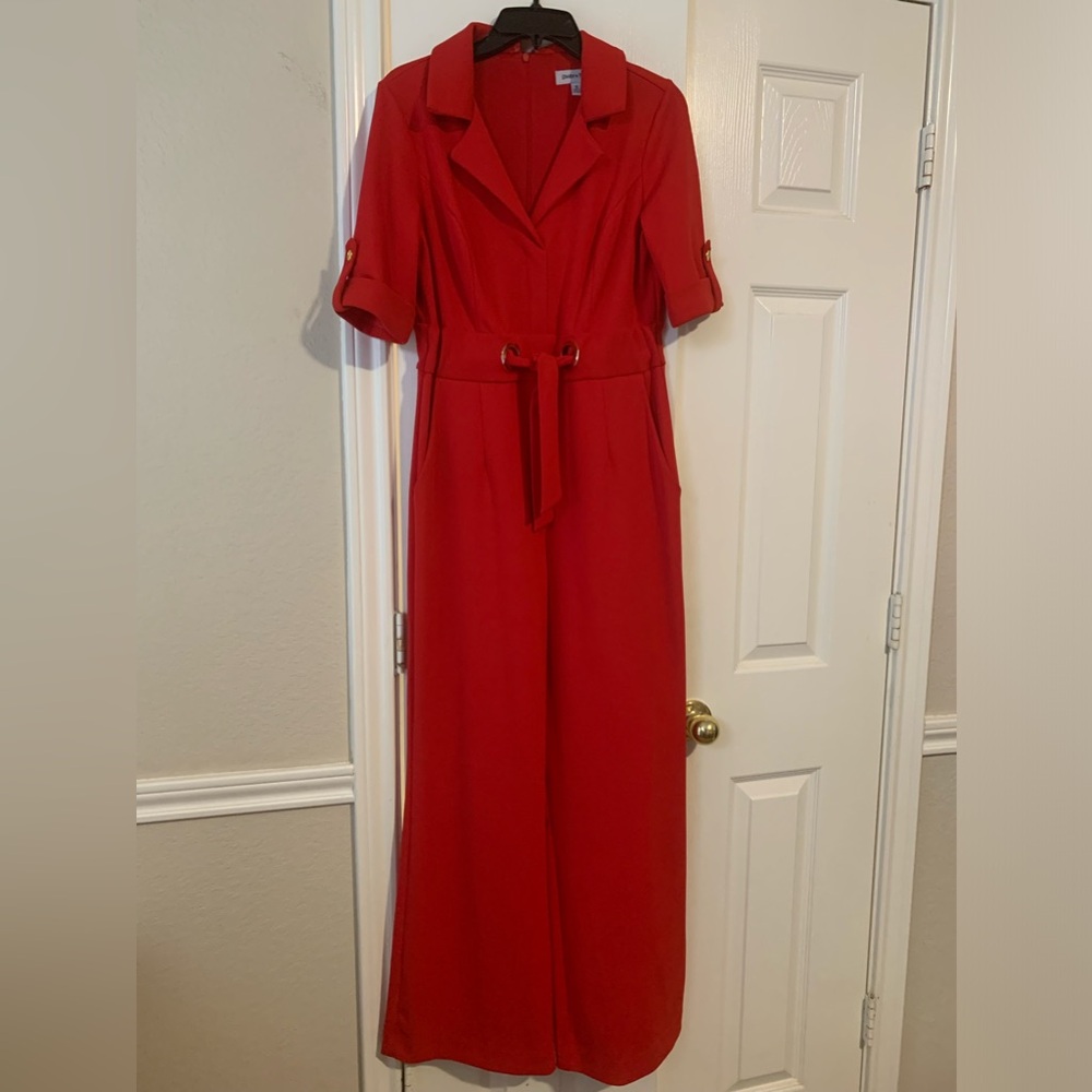 Shelby & Palmer Red Jumpsuit